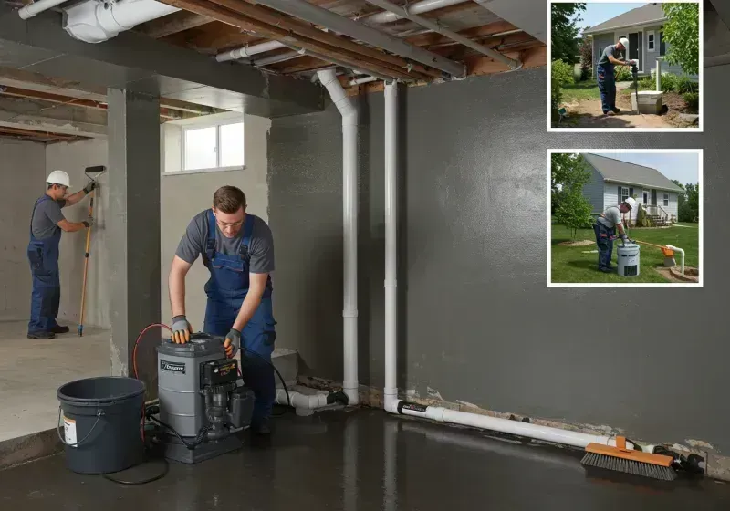 Basement Waterproofing and Flood Prevention process in Charleston, MO